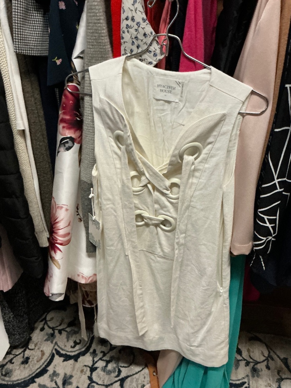 White hyacinth house XS dress